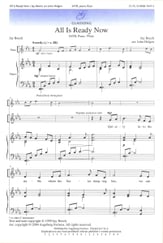 All Is Ready Now SATB choral sheet music cover